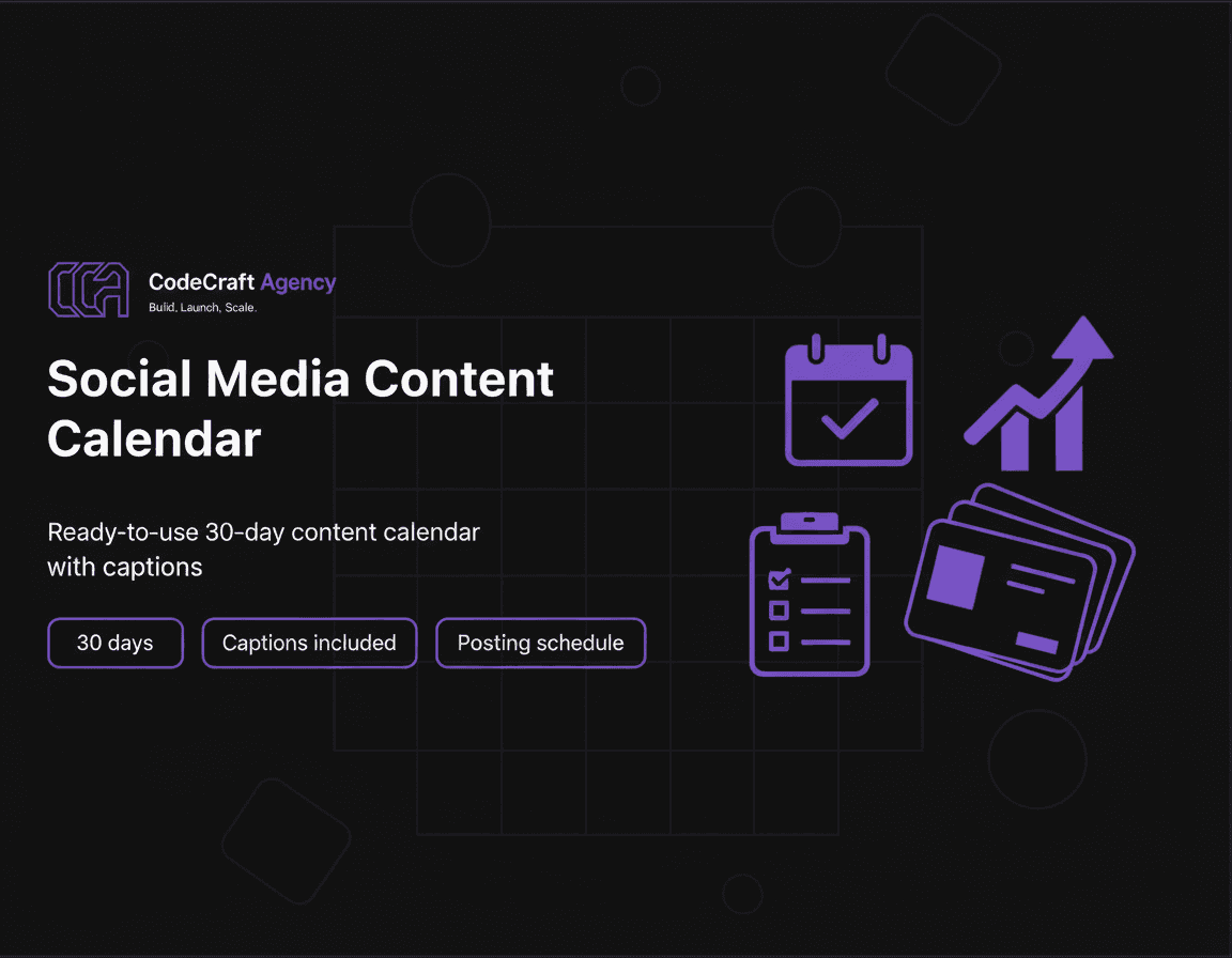 Social Media Content Calendar